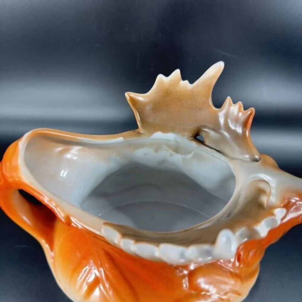 Vintage Pottery Moose Elk Shaped Figural Pitcher‎ Carafe Ceramic Decor Large Vtg